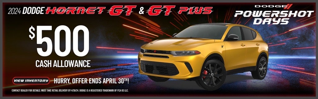2024 Dodge Hornet GT/GT Plus offer!