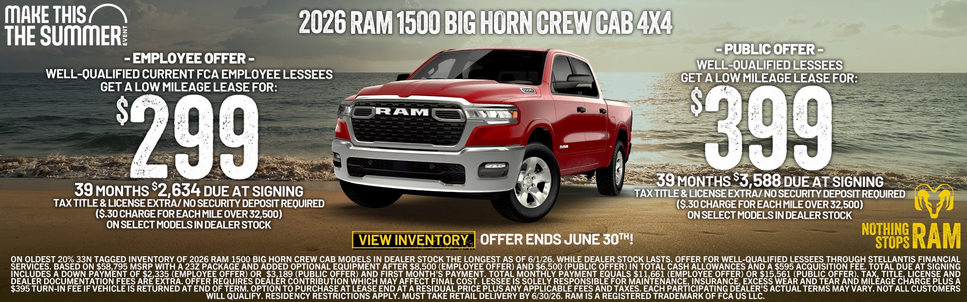 2026 ram 1500 big horn crew 
