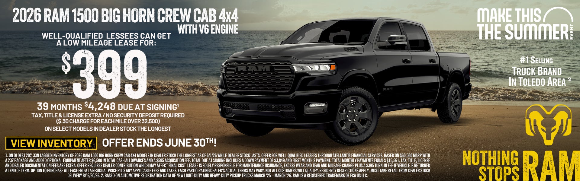 2026 ram 1500 big horn crew 