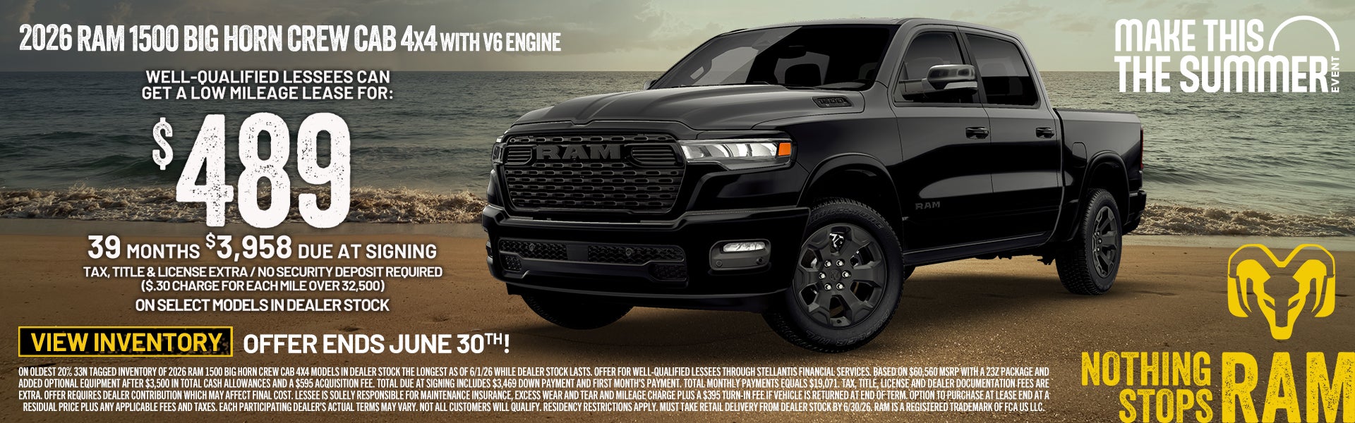 2026 ram 1500 big horn crew 