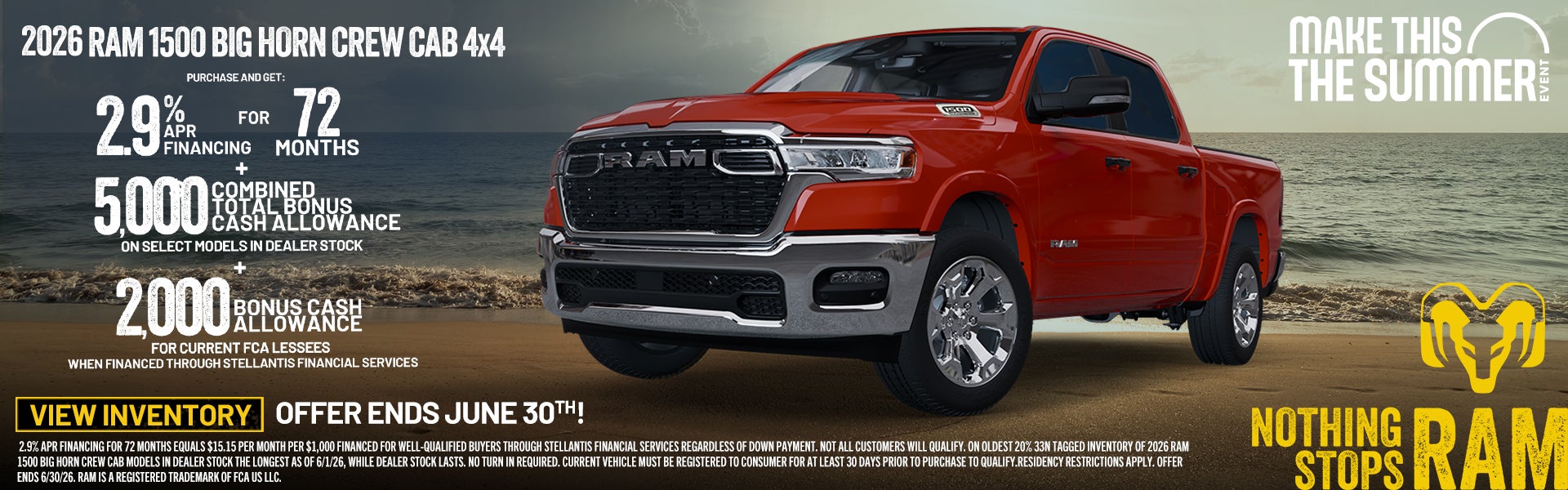 2026 ram 1500 big horn crew 