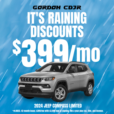 2024 Jeep Compass Limited for $399/mo!