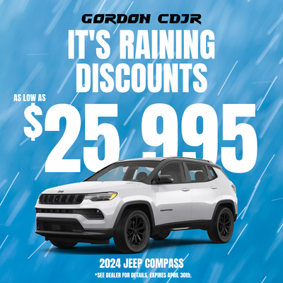 Purchase a 2024 Jeep Compass for as low as $25,995!
