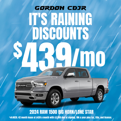 2024 RAM 1500 Big Horn/Lone Star for $439/mo.