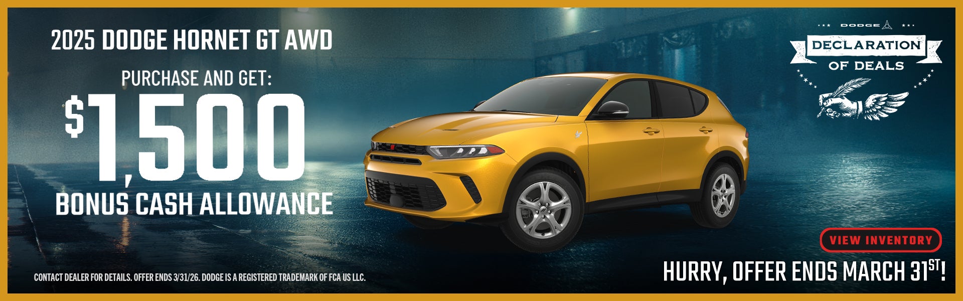 2025 DODGE HORNET GT AWD