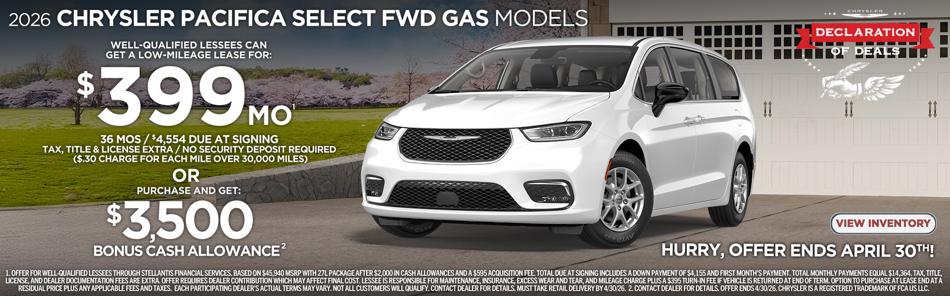2026 Chrysler Pacifia Select FWD