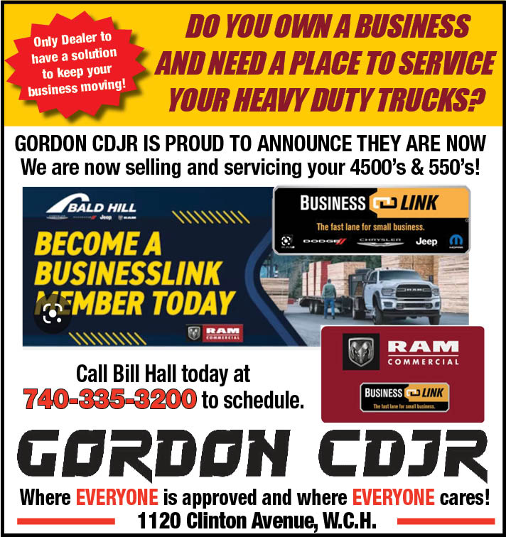 We are a business link dealer | Gordon Chrysler Dodge Jeep Ram in Washington Court House OH